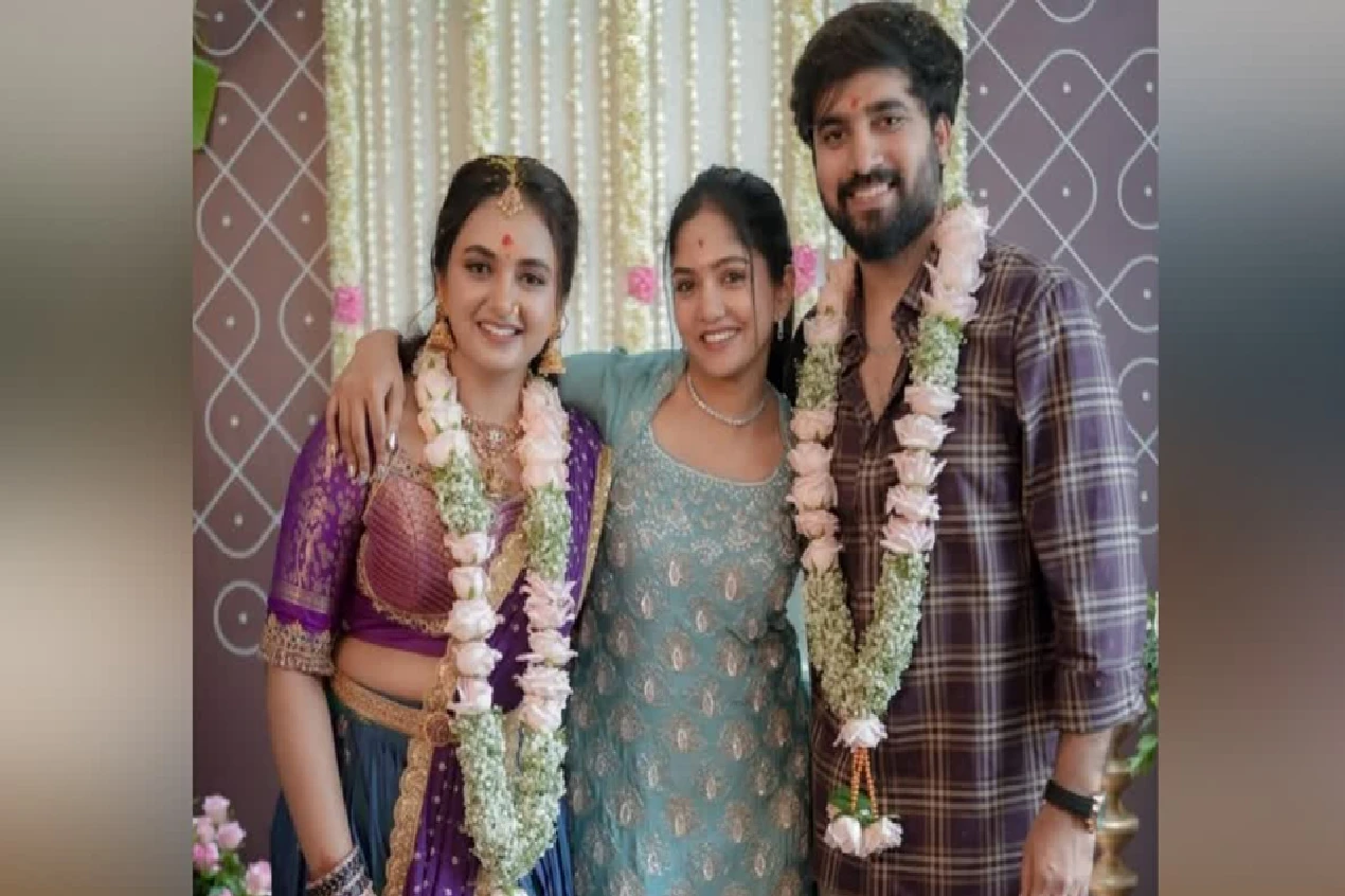 Bhavya Gowda Sister Engagement : Bigg Boss Kannada 11 Fame Actor Celebrates Sister Divya's Engagement, Shares Stunning Photos