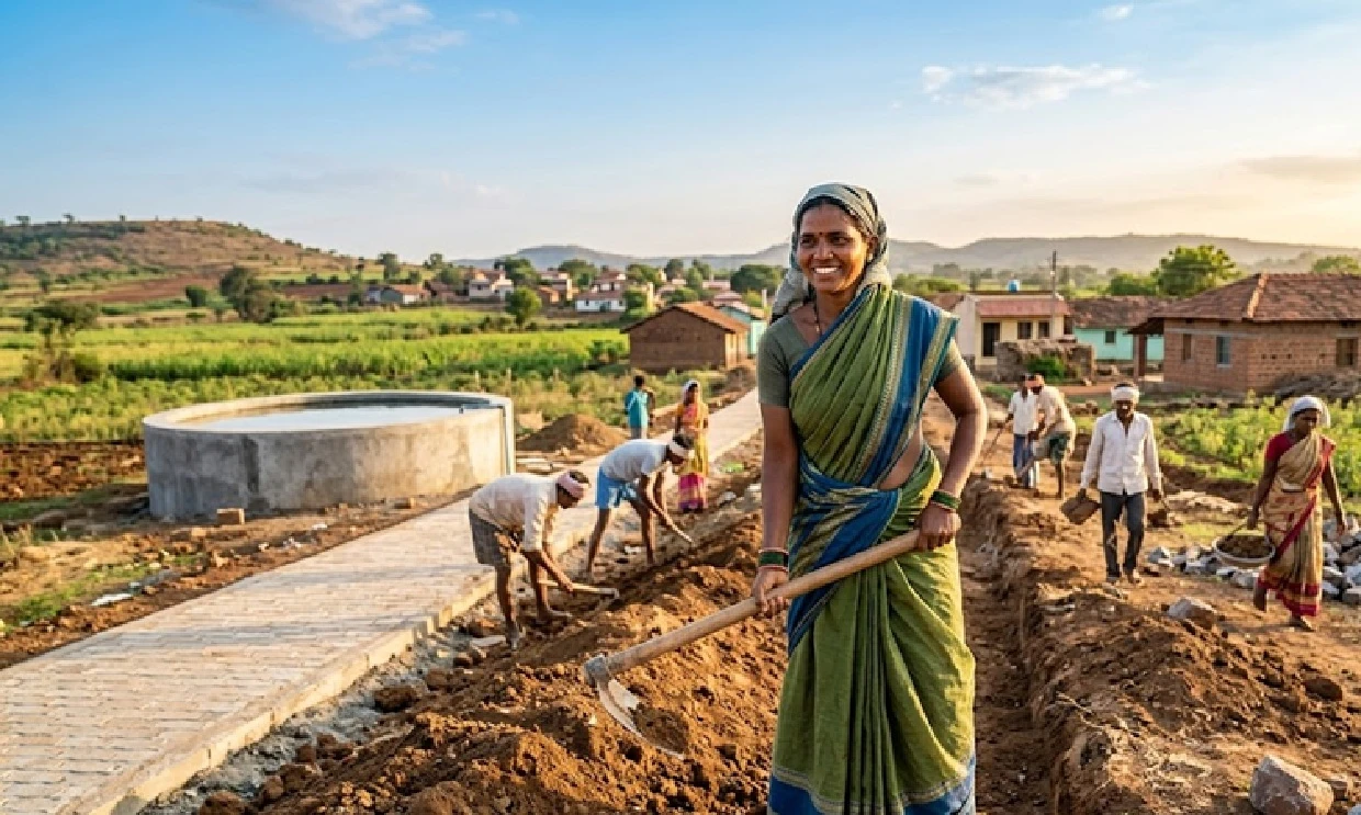 Central Government Launches VB G RAM G Replacing MGNREGA with 125 Days of Guaranteed Work and Wage Hike: Check Karnataka’s New Rate