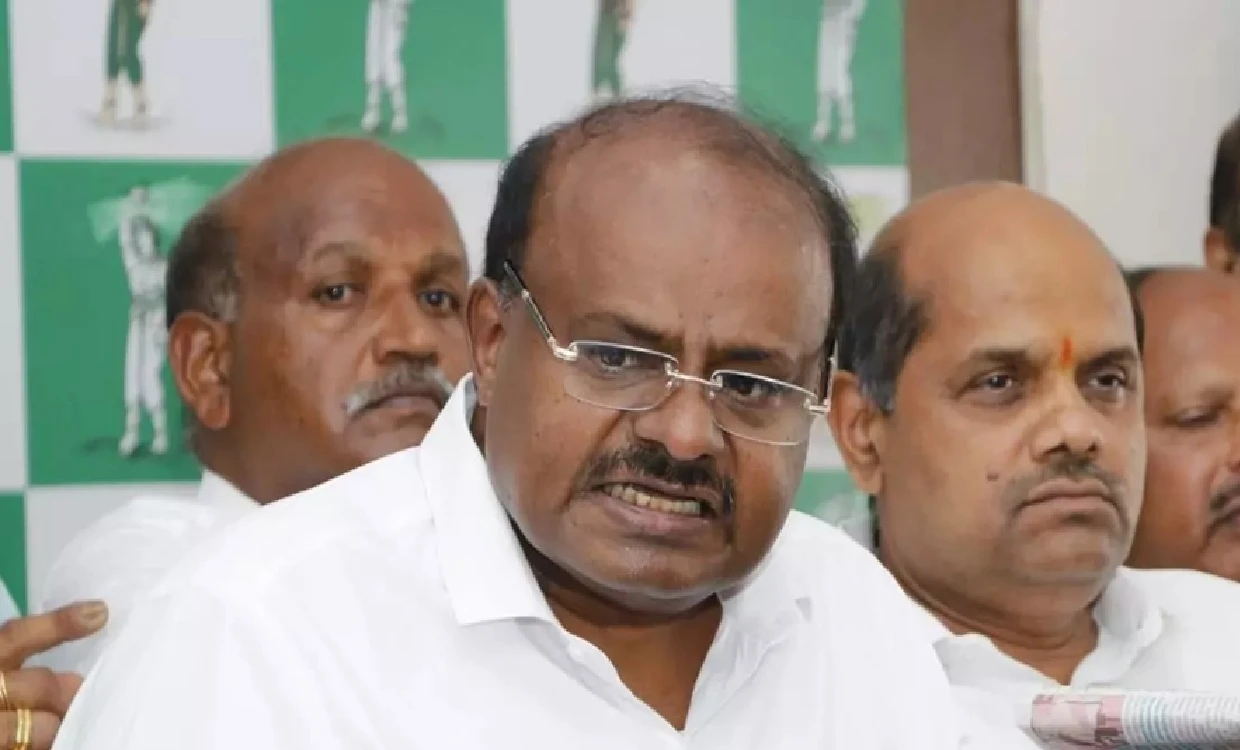 Union Minister HD Kumaraswamy Slams Karnataka Government, Challenges Minister Eshwar Khandre Over Encroachment Claims