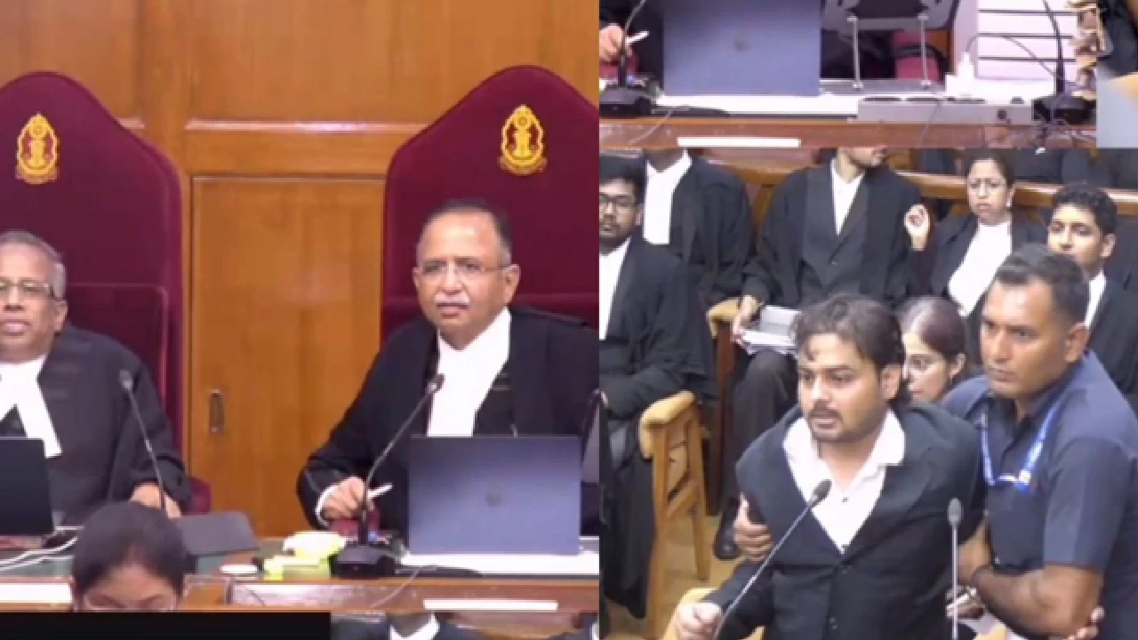 Petitioner Hurls Abuses at CJI, Throws Papers in Front of Supreme Court Judges