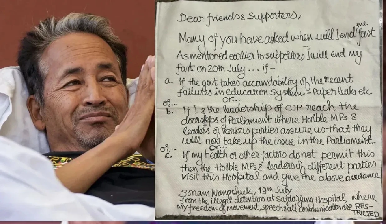 Sonam Wangchuk Sets 3 Conditions to End Hunger Strike Ahead of 'Chalo Sansad' March