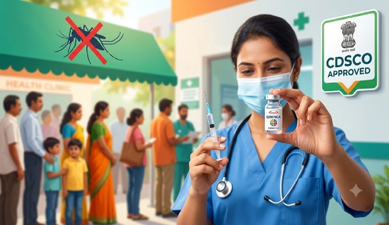 India Approves First-Ever Dengue Vaccine: Key Details on QDENGA's Efficacy and Availability