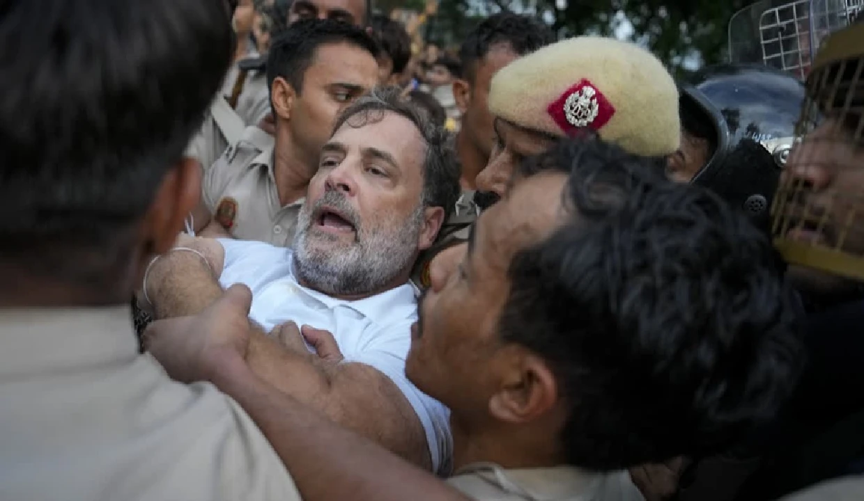 Opposition Leaders, Including Rahul Gandhi and Akhilesh Yadav, Released After Being Detained During Protest at PM's Residence