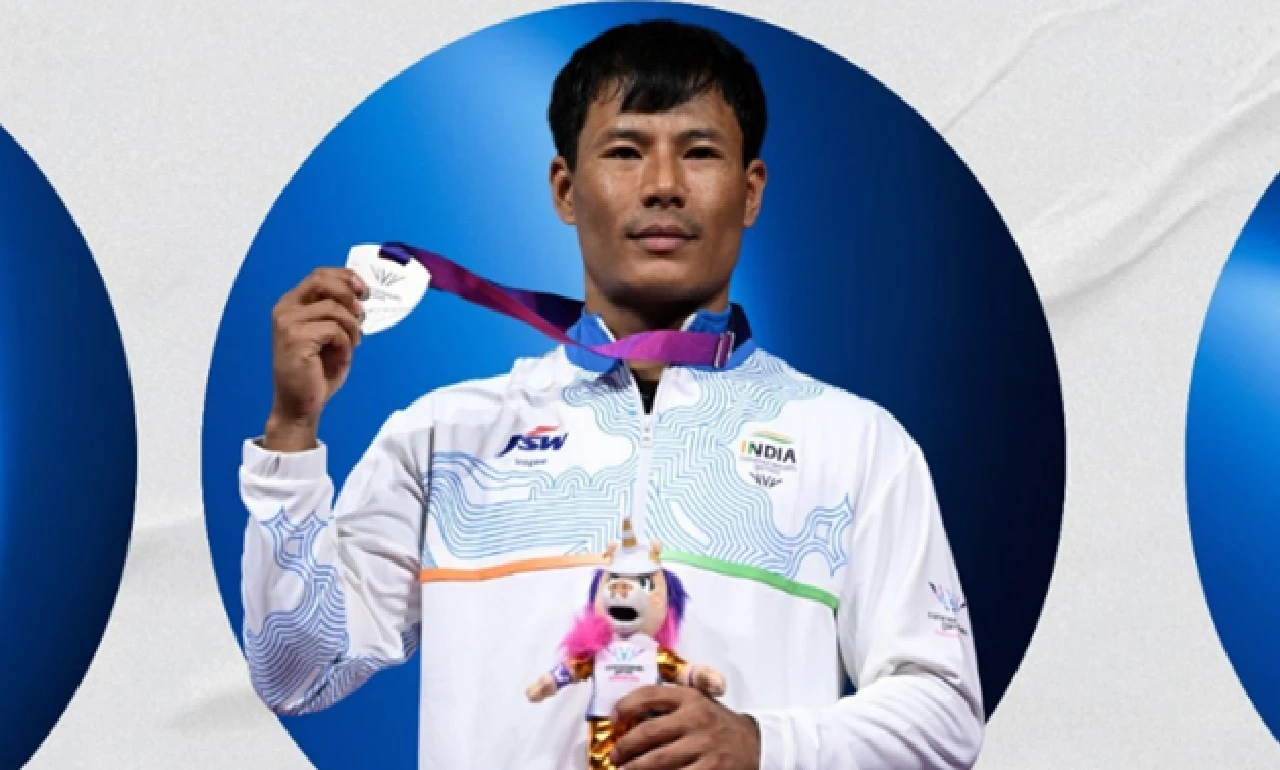 Rishikanta Singh Wins Silver in Commonwealth Games Weightlifting with Record-Breaking Snatch